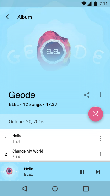 Jukebox: Album mobile