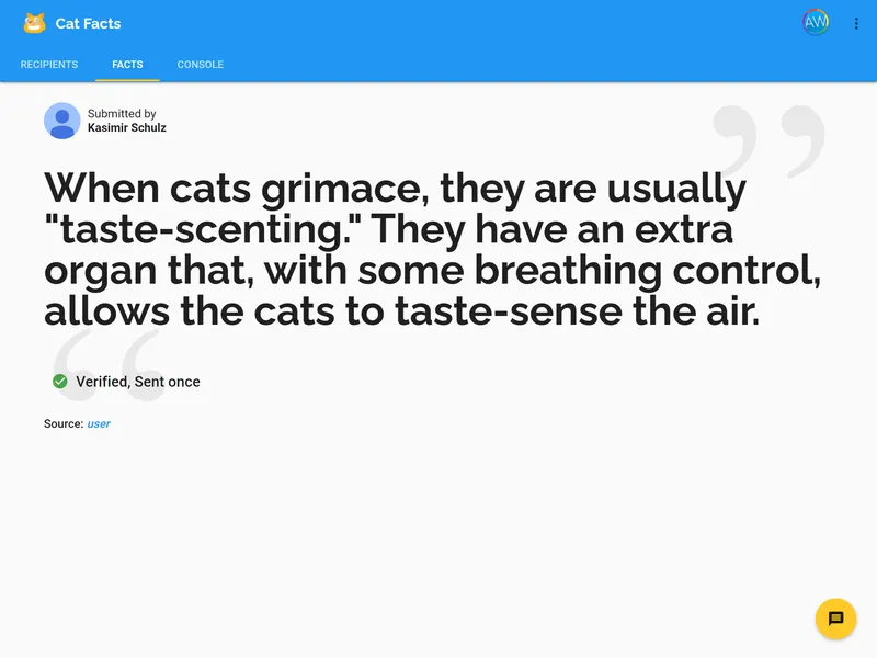 Cat Facts: Fact
