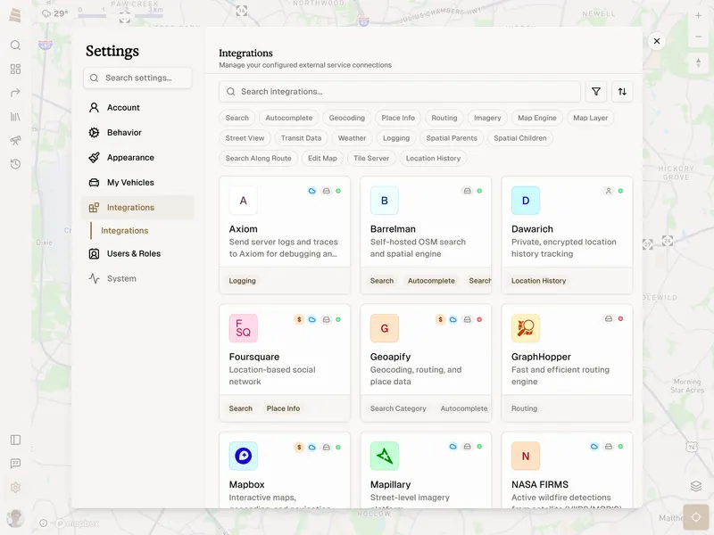 Parchment Maps: Integrations