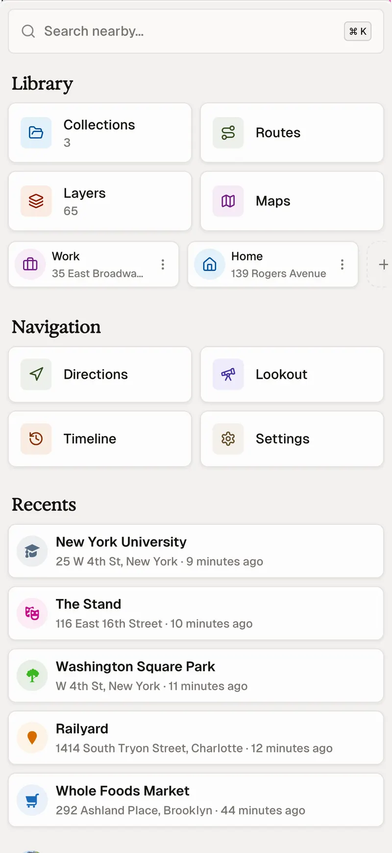 Parchment Maps: Library mobile