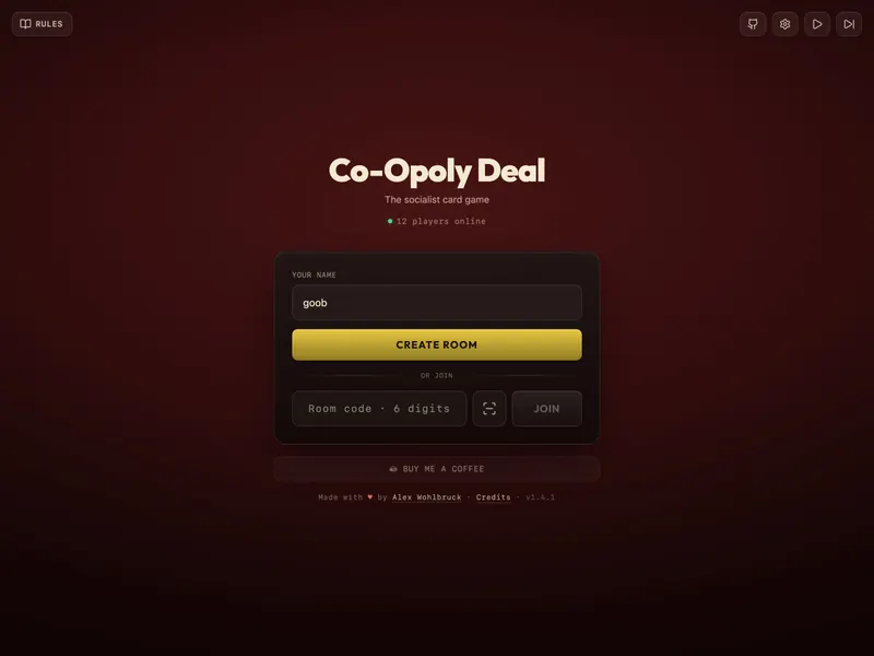 Co-Opoly Deal: Main